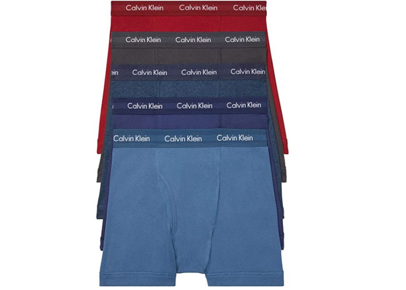 Calvin Klein boxers  5pcs -multi colours waistband/body 100%cotton